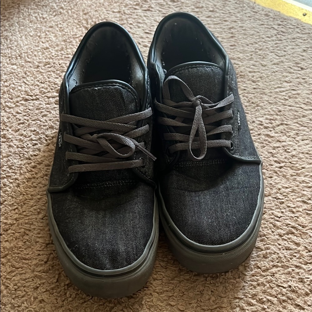 Men's Black Canvas Sneakers